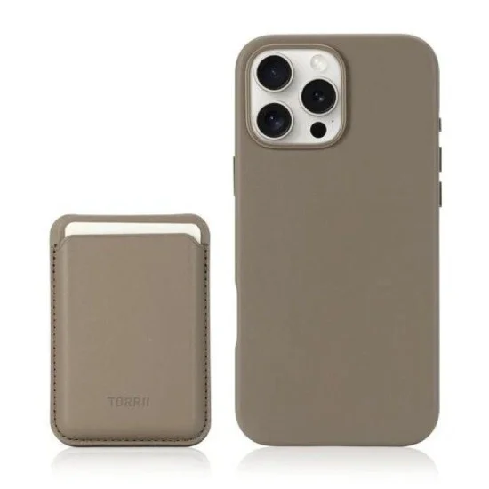 Cover Iphone 16 Pro Max Magsafe Case + Wallet Stand Torrii Koala - Gray